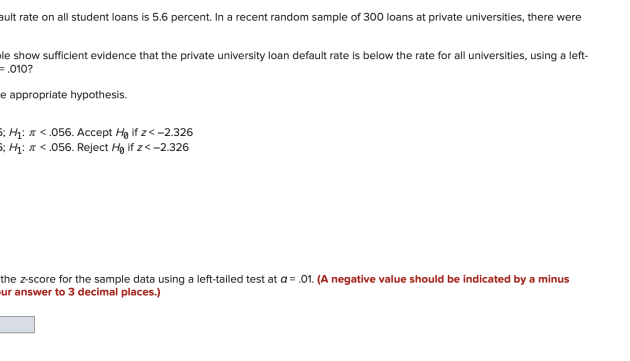 Default On A Private Student Loan